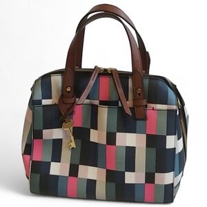 CLOSEOUT SALE FOSSIL Rachel Satchel Bag and Key Fob